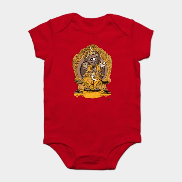 BUDDAH MUMMY Baby Bodysuit by miskel